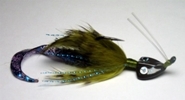 green pumpkin, bass jig