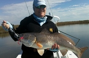 anna bishop, redfish, redfish lure